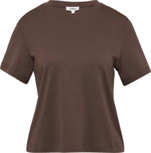 Verkürztes T-Shirt aus Interlockjersey