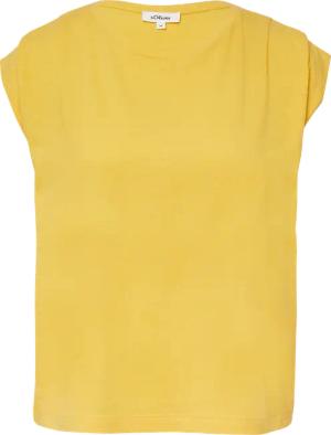 Verkürztes T-Shirt mit Faltendetails