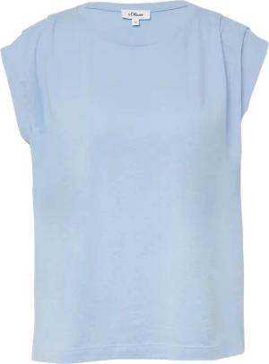 Verkürztes T-Shirt mit Faltendetails