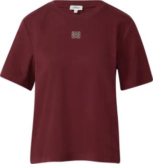 Verkürztes T-Shirt mit Glitzerstein-Details