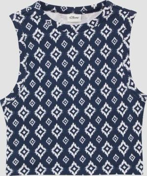 Verkürztes Tanktop aus Rippware im Slim Fit