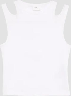 Verkürztes Tanktop im Slim Fit mit Cut-out-Details