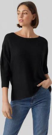 Vero Moda 3/4 Arm-Pullover VMNORA 3/4 BOATNECK BLOUSE NOOS mit Fledermausärmeln