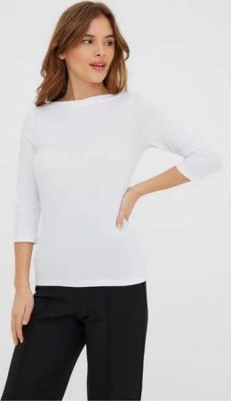 Vero Moda 3/4-Arm-Shirt VMPANDA MODAL 3/4 TOP JRS NOOS Baumwollmischung, regular fit