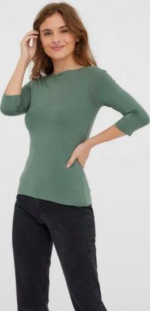 Vero Moda 3/4-Arm-Shirt VMPANDA MODAL 3/4 TOP JRS NOOS Baumwollmischung, regular fit
