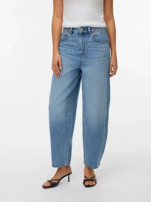 Vero Moda Ankle-Jeans "VMBILLIE HR BARREL ANK JEANS LI3154 NOOS" Baumwolle, Barrel Fit