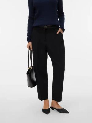 Vero Moda Anzughose "VMELMA MW BARREL BELT ANKLE PANT NOOS"