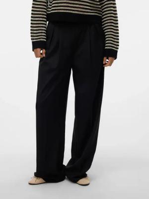 Vero Moda Anzughose "VMHAILEY HW WIDE PLEAT PANT NOOS" Hose mit weitem Beinschnitt, High Waist Bund