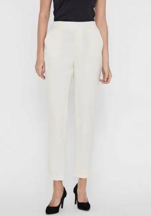 Vero Moda Anzughose VMMAYA MR LOOSE SOLID PANT NOOS knöchelfreie Form mit Saumaufschlag