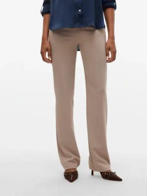 Vero Moda Anzughose "VMZAMIRA MW SLIM STRAIGHT PANT NOOS" mit Gürtelschlaufen