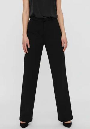 Vero Moda Anzughose "VMZAMIRA MW SLIM STRAIGHT PANT NOOS" mit Gürtelschlaufen
