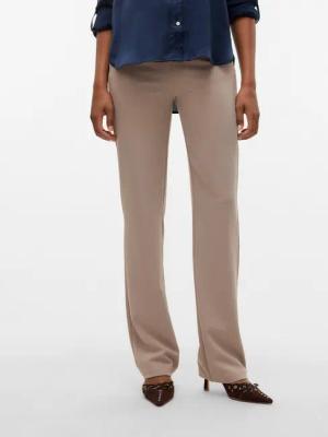 Vero Moda Anzughose VMZAMIRA MW SLIM STRAIGHT PANT NOOS mit Gürtelschlaufen