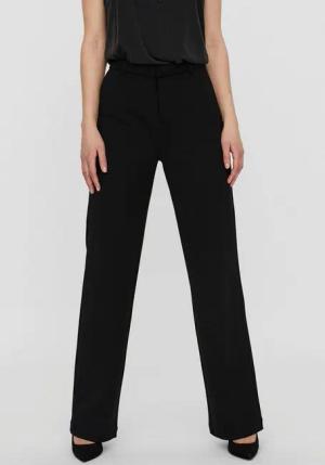 Vero Moda Anzughose VMZAMIRA MW SLIM STRAIGHT PANT NOOS mit Gürtelschlaufen