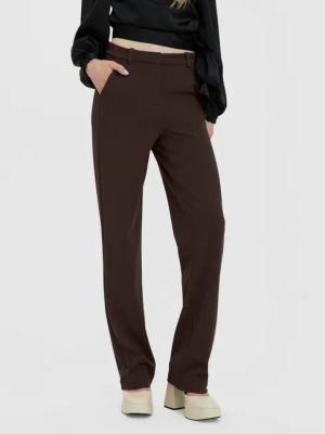 Vero Moda Anzughose VMZAMIRA MW SLIM STRAIGHT PANT NOOS mit Gürtelschlaufen