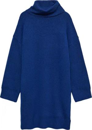 Vero Moda - "Aquarius" Strickkleid für Damen, Rollkragen (Blau)
