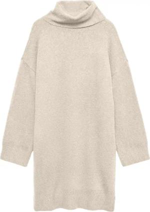 Vero Moda - "Aquarius" Strickkleid für Damen, Rollkragen (Natürlich)