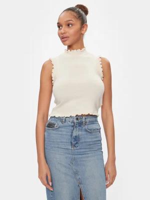 Vero Moda Bluse Gold 10297855 Beige Slim Fit