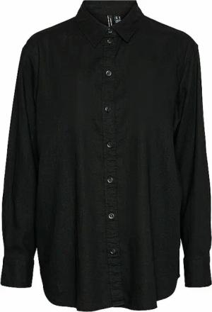 VERO MODA Bluse VMLINN  schwarz | XL