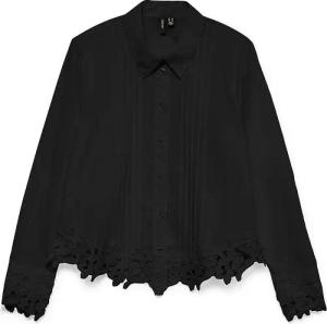 VERO MODA Bluse VMRONI  schwarz | XS