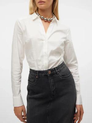 Vero Moda Blusenbody "VMLADY L/S G-STRING SHIRT WVN NEW NOOS"
