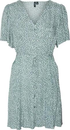 Vero Moda Blusenkleid VMAlba (1-tlg) Drapiert/gerafft