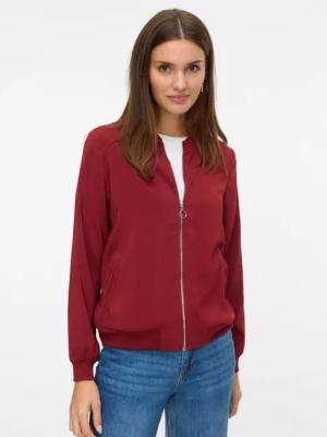 Vero Moda Bomberjacke VMCOCO L/S BOMBER NOOS in modisch kurzer Form, mit Stretch