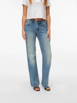 Vero Moda Bootcut-Jeans "VMASTA LR BOOTCUT JEANS LI3176 NOOS" Baumwollmischung, flared fit