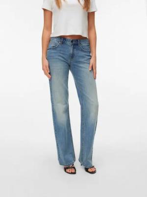 Vero Moda Bootcut-Jeans VMASTA LR BOOTCUT JEANS LI3176 NOOS Baumwollmischung, flared fit