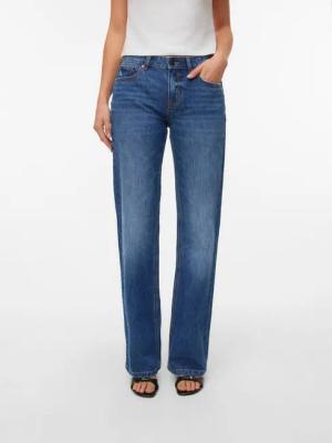 Vero Moda Bootcut-Jeans VMASTA LR BOOTCUT JEANS LI3177 NOOS Baumwollmischung, flared fit