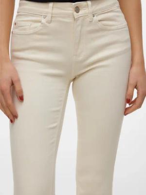 Vero Moda Bootcut-Jeans "VMFLASH MR FLARED JEANS COLOR GA NOOS" Baumwollmischung mit Stretch, regular waist, bootcut fit
