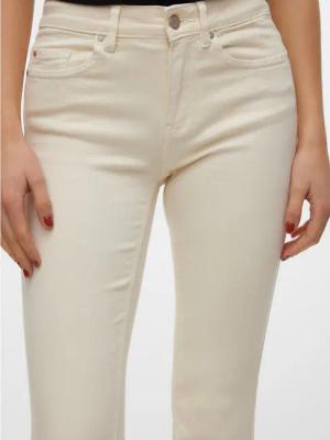 Vero Moda Bootcut-Jeans VMFLASH MR FLARED JEANS COLOR GA NOOS Baumwollmischung mit Stretch, regular waist, bootcut fit