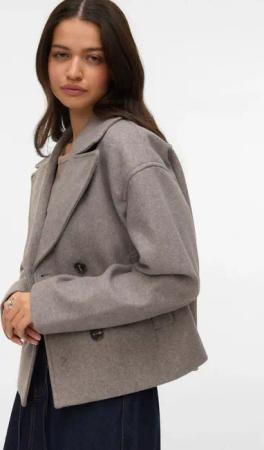 Vero Moda Cabanjacke "VMVINCELINE SHORT JACKET NOOS" mit Knopfleiste