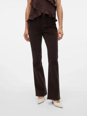 Vero Moda Cordhose "VMFLASH MR FLARED CORDUROY PANTS NOOS" Cord, regular waist, bootcut fit