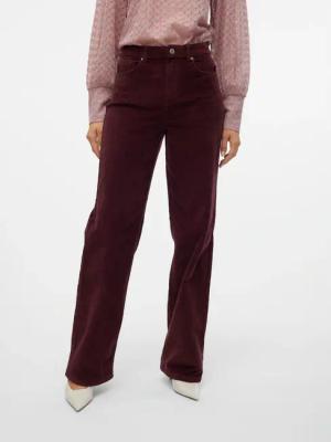 Vero Moda Cordhose "VMTESSA HR WIDE CORDUROY PANTS GA NOOS"