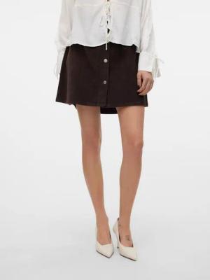 Vero Moda Cordrock VMETTA HR SHORT CORD SKATER SKIRT NOOS
