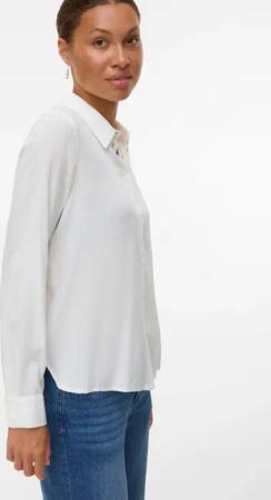 Vero Moda Hemdbluse "VMBUMPY L/S BASIC SHIRT WVN GA NOOS"