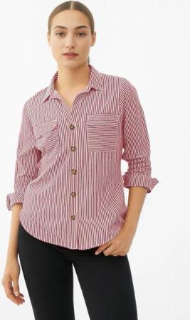 Vero Moda Hemdbluse VMBUMPY L/S SHIRT NEW WVN GA NOOS Viskose, regular fit