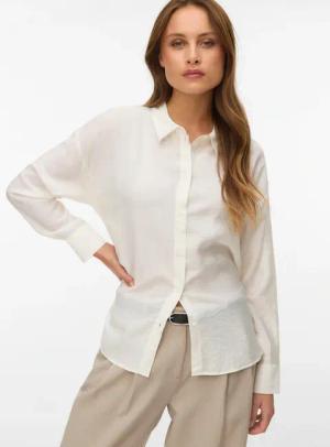 Vero Moda Hemdbluse "VMKAJA LS SHIRT WVN" mit Streifen