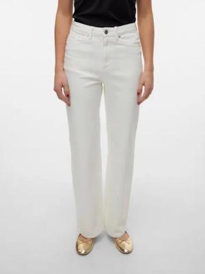 Vero Moda High-waist-Jeans VMTESSA HR WIDE JEANS COLOR GA NOOS mit Eingrifftaschen