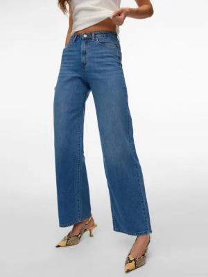 Vero Moda High-waist-Jeans VMVEGA HR WIDE DENIM JEANS SI392 NOOS Baumwolle, wide fit, high waist