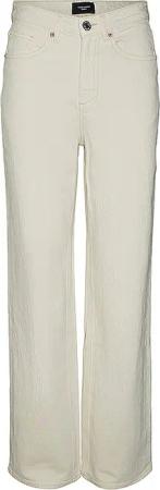 VERO MODA Jeans Wide Leg  VMTESSA beige | 29/L32