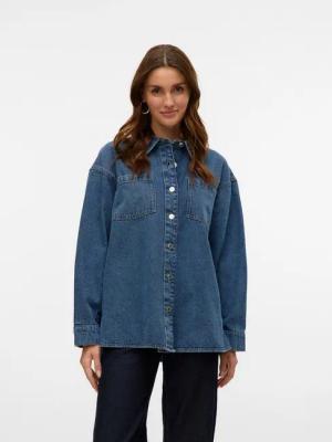 Vero Moda Jeansbluse VMJENNIE LS OVERSIZE DENIM SHIRT GA NOOS
