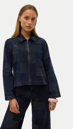 Vero Moda Jeansjacke Likka 10321078 Dunkelblau Loose Fit