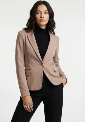 Vero Moda Jerseyblazer "VMJULIANE, figurbetonter Schnitt, 1-Knopf Verschluss" ungefüttert