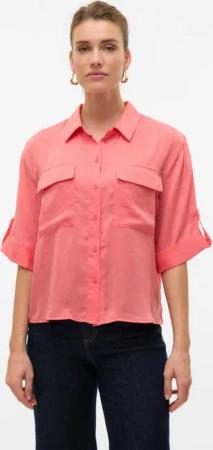 Vero Moda Kurzarmbluse VMFABIANA 3/4 SHIRT VMA NOOS