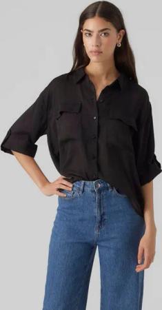 Vero Moda Kurzarmbluse VMFABIANA 3/4 SHIRT VMA NOOS
