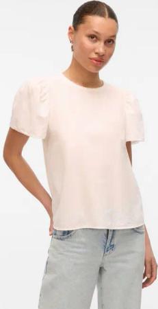 Vero Moda Kurzarmbluse VMPRETTY SS TOP WVN GA NOOS