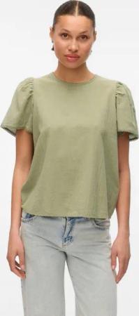 Vero Moda Kurzarmbluse VMPRETTY SS TOP WVN GA NOOS