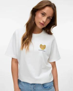 Vero Moda Kurzarmshirt "VMAYA CATY SS TOP BOX JRS GA"