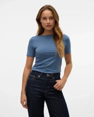 Vero Moda Kurzarmshirt "VMPANDA MODAL S/S TOP NOOS"